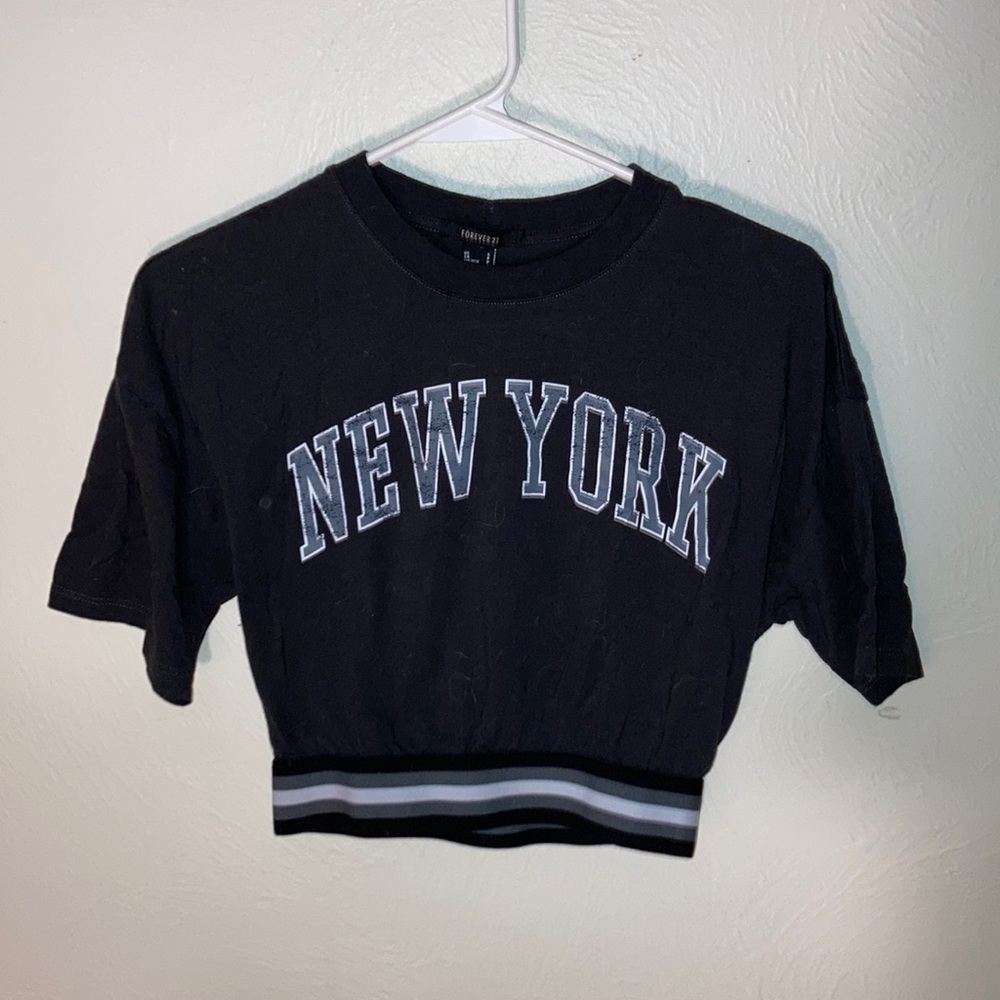 cropped shirt from forever 21